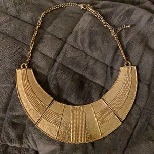 Gold gladiator necklace